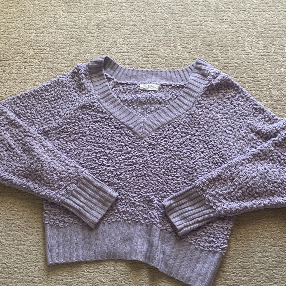 Purple Fuzzy Sweater